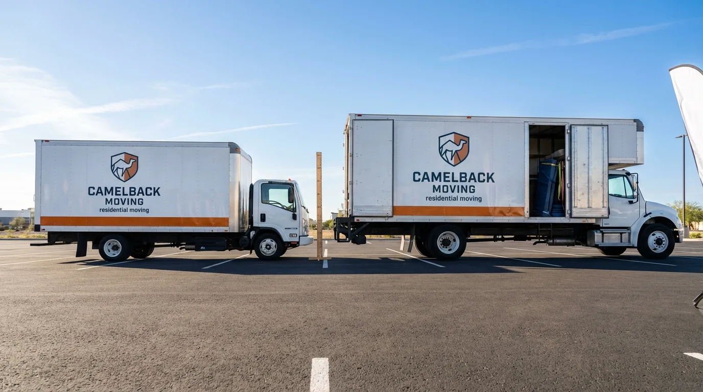Moving truck size capacity guide in Guntersville